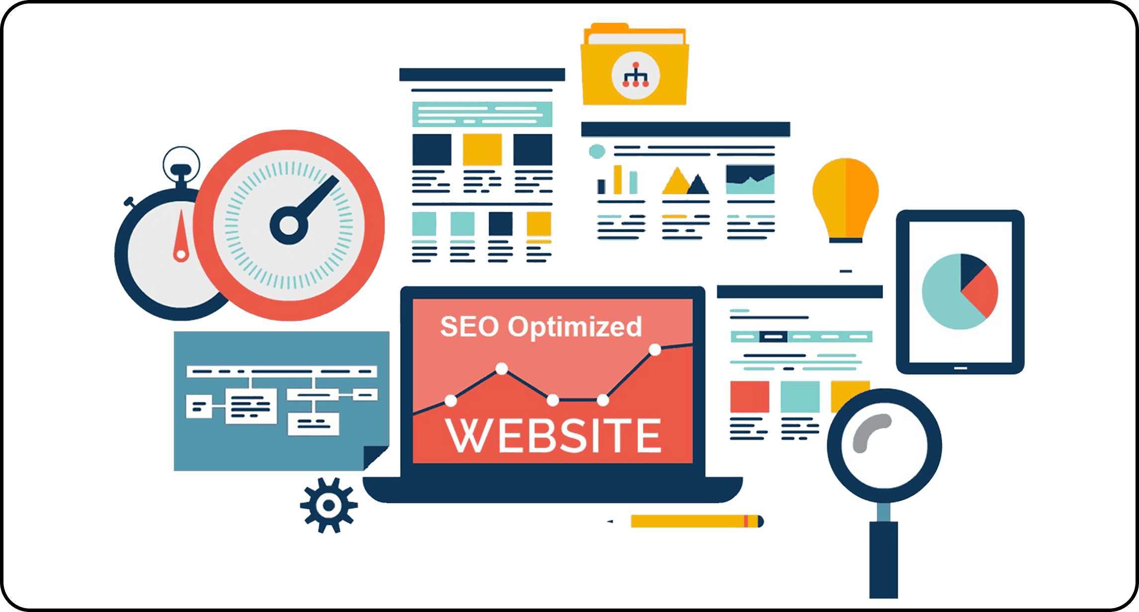 seo optimized website image