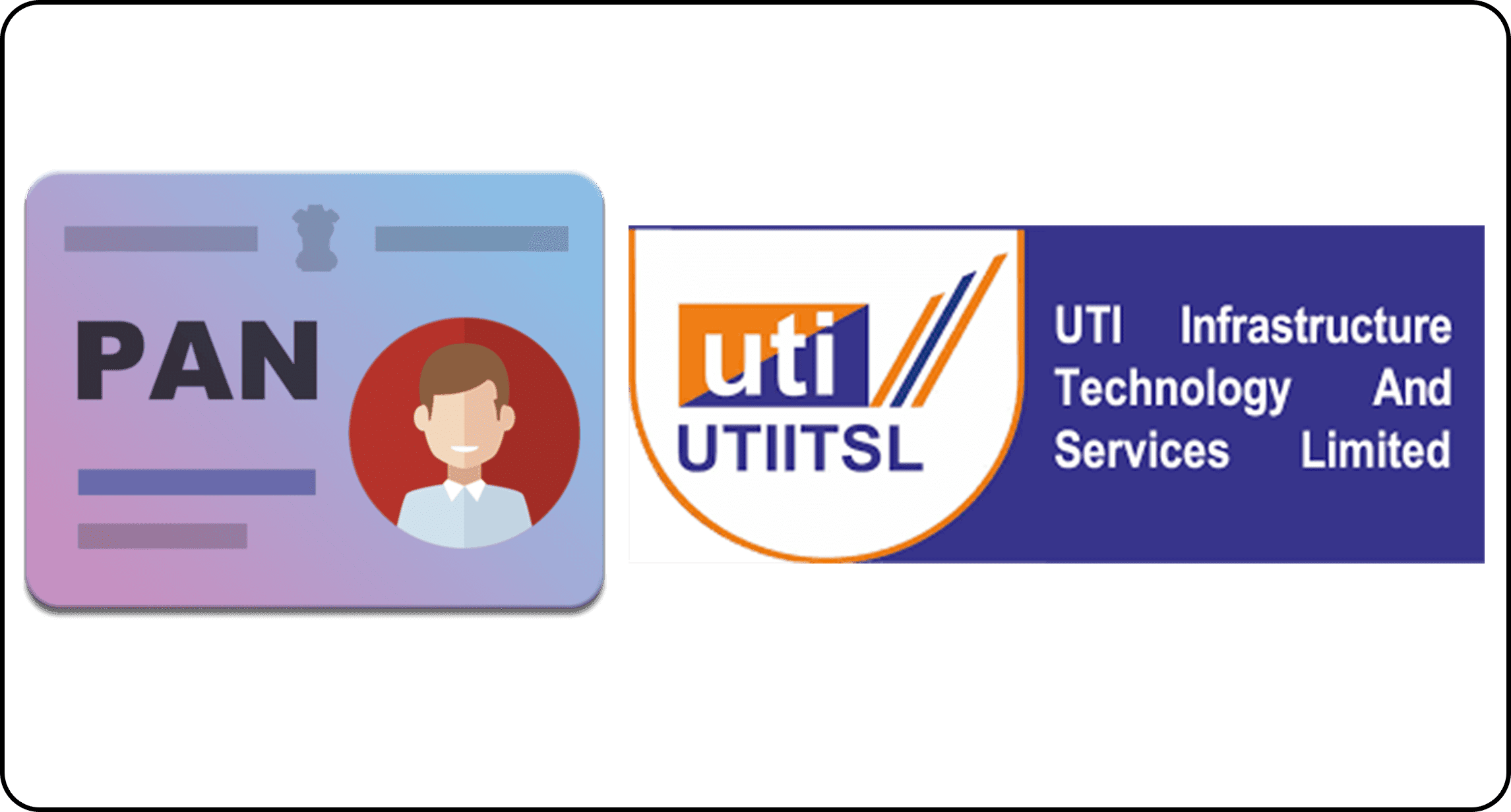 pan card and uti logo